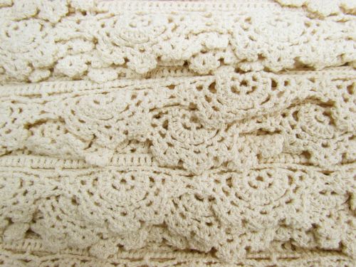 Great value 45mm Heavy Cotton Lace- Natural #T024 available to order online Australia