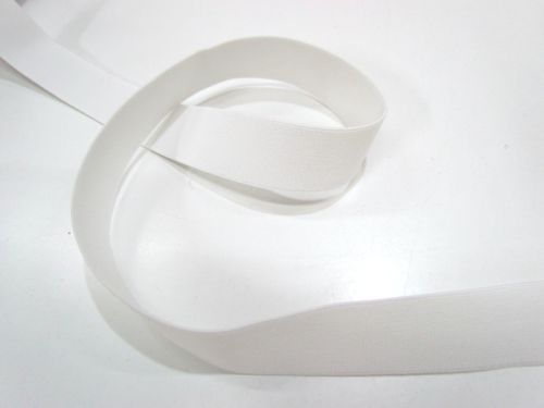 Great value 25mm High Density Elastic- White available to order online Australia