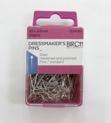 Great value Dressmaker's Pins- 26x .65mm available to order online Australia