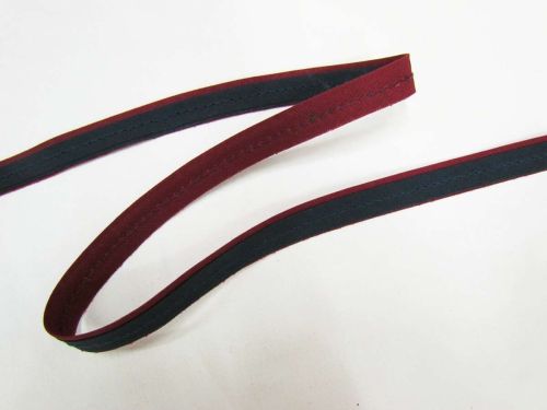 Great value Cotton Poly Bias Piping - Black/Maroon available to order online Australia