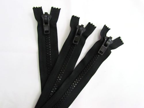 Great value Zipper Bundle- Super Chunky Closed End- 30cm Black- 3 for $5 available to order online Australia