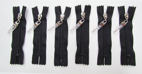 Great value 10cm Closed End Luxe Lucite Zipper Bundle- 3pk available to order online Australia