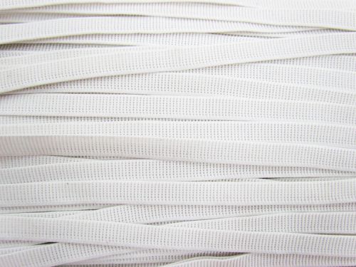 Great value Budget Elastic- 12mm Ribbed- White #T565 available to order online Australia