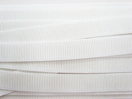 Great value Budget Elastic- 25mm Ribbed- White #T764 available to order online Australia