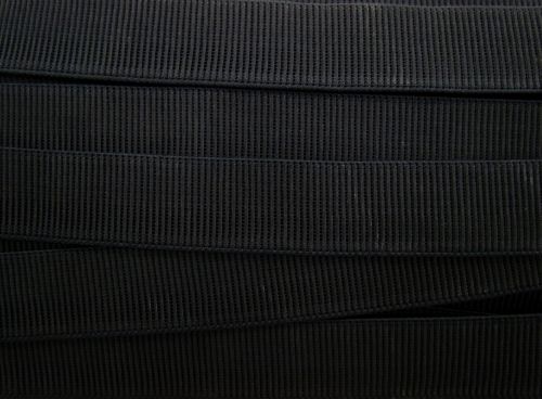 Great value Budget Elastic- 32mm Ribbed- Black #T566 available to order online Australia