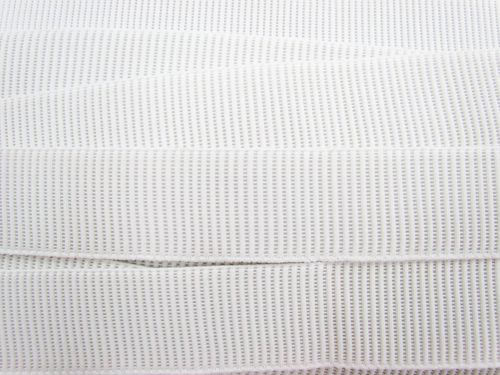 Great value Budget Elastic- 38mm Ribbed- White #T551 available to order online Australia