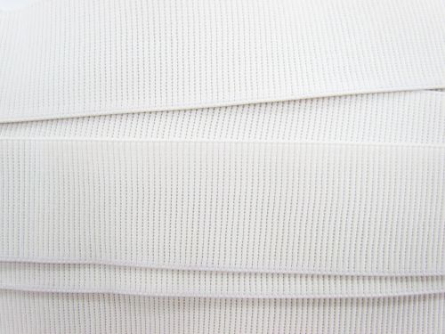 Great value Budget Elastic- 50mm Ribbed- White T548 available to order online Australia