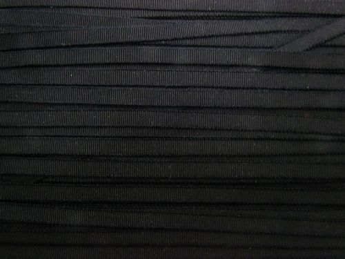 Great value 7mm Rayon Petersham Ribbon- Black #048 available to order online Australia