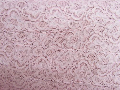 Great value 55mm Josephine Stretch Floral Lace Trim- French Rose #271 available to order online Australia