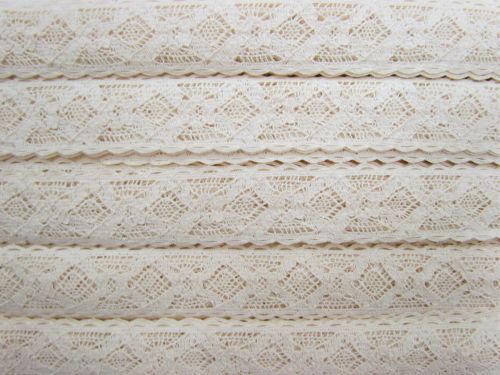 Great value 32mm Elena Cotton Lace Trim #312 available to order online Australia