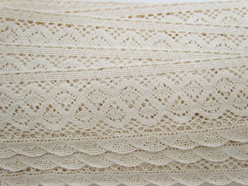 Great value 70mm Caroline Cotton Lace Trim #314 available to order online Australia