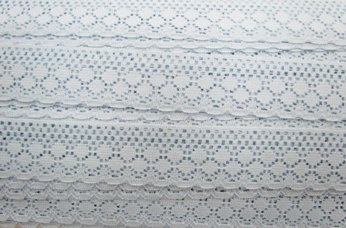 Great value 28mm Betty Lace Trim- Blue #327 available to order online Australia