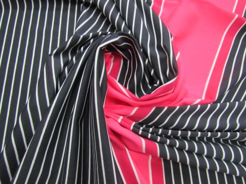 Great value Laser Light Stripe Spandex Panel 68cm Panel- Strawberry #3149 available to order online Australia