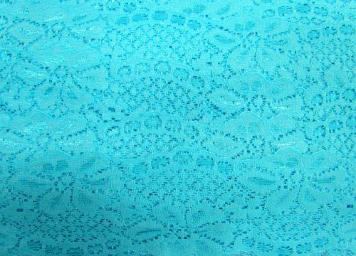 Great value 60mm Stretch Lace Trim- Clear Aqua #353 available to order online Australia