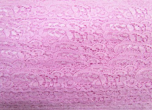 Great value 30mm Stretch Lace Trim- Rosey Pink #365 available to order online Australia