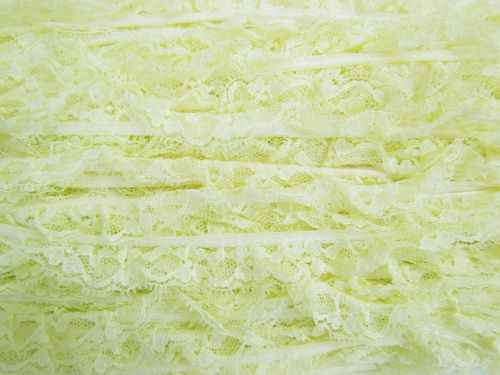 Great value 20mm Frill Lace Trim- Sweet Lemon #381 available to order online Australia