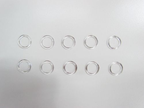 Great value 11mm Plastic Clear Lingerie Strap Rings RW314- Pack of 10 available to order online Australia