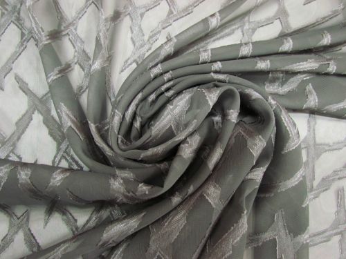 Great value Lightning Strike Chiffon- Grey #5262 available to order online Australia