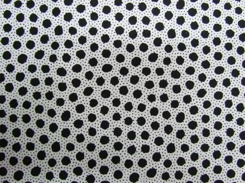 Great value Morning Frost Cotton- Freckle Spot Black on White DV2104 available to order online Australia