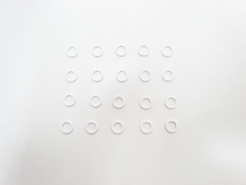 Great value 5mm Strap Rings Plastic White RW320- Pack of 20 available to order online Australia