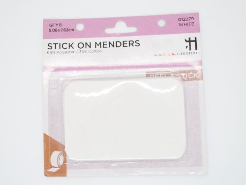 Great value Stick on Mending Patch- White- Pack of 8 available to order online Australia