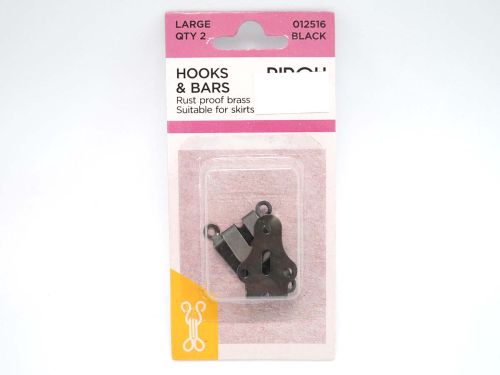 Great value Hooks & Bars- Large- Black- Pack of 2 available to order online Australia