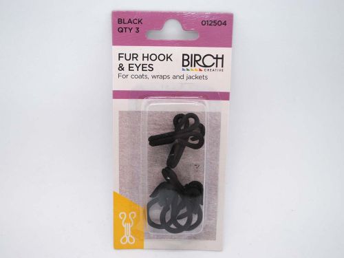 Great value Fur Hook & Eyes - Black available to order online Australia