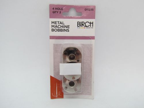 Great value 4 Hole Metal Machine Bobbins- Pack of 3 available to order online Australia