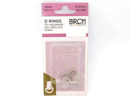 Great value 12mm D Rings- Silver- Pack of 2 available to order online Australia