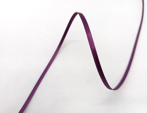 Great value Double Sided Satin Ribbon- 3mm- 49 PLUM available to order online Australia