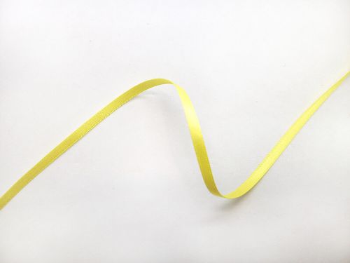 Great value Double Sided Satin Ribbon- 5mm- 5 LEMON available to order online Australia