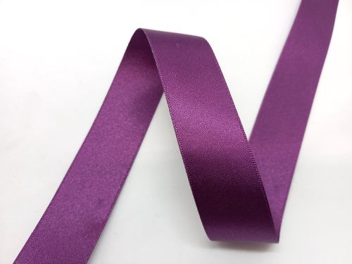 Great value Double Sided Satin Ribbon- 25mm- 49 PLUM available to order online Australia