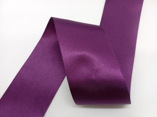 Great value Double Sided Satin Ribbon- 50mm- 49 PLUM available to order online Australia