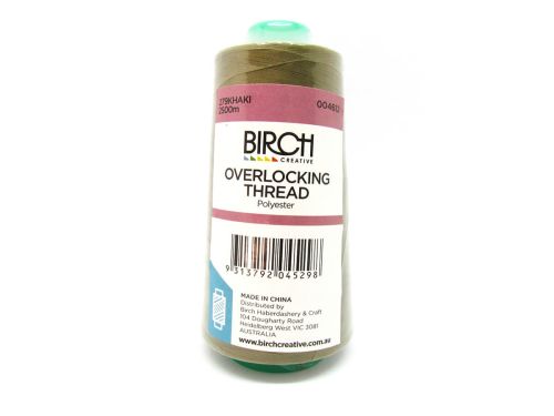 Great value 2500m Overlocking Thread- 279 Khaki available to order online Australia