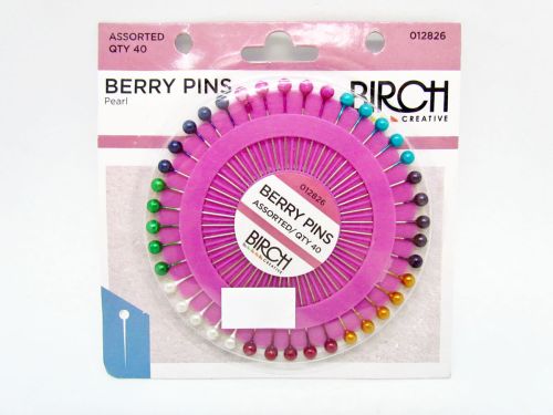 Great value Berry Pins- Pearl- Assorted- Pack of 40 available to order online Australia