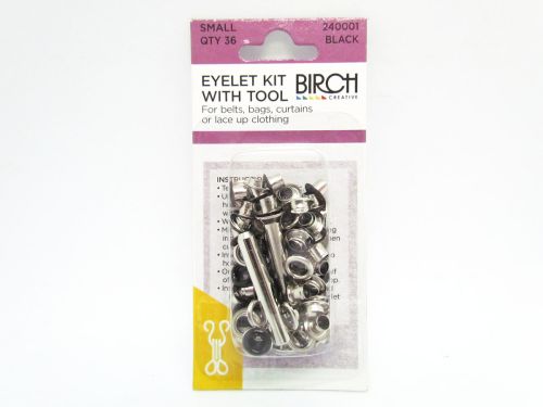 Great value Eyelet Kit with Tool- Small- Black- Pack of 36 available to order online Australia