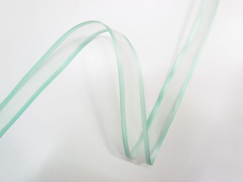 Great value 25mm Satin Edge Organza Ribbon- Soft Mint #805 available to order online Australia