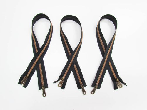 Great value 45cm Black TRW51- 2 Slider Open End Zip- 3 Pack available to order online Australia