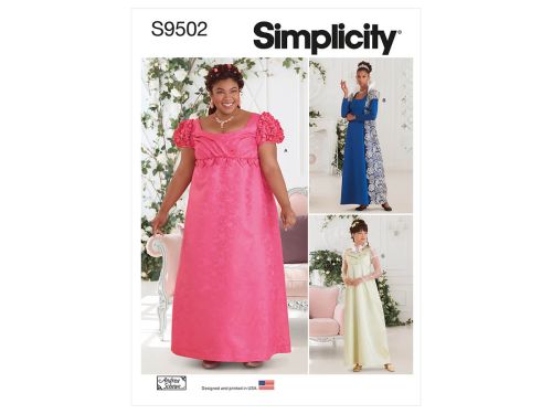 Great value Simplicity Pattern S9502 MISSES/PLUS COSTUMES- Size AA (10-12-14-16-18) available to order online Australia