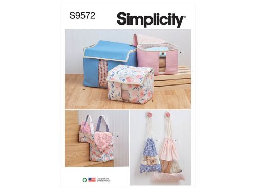 Great value Simplicity Pattern S9572 Organizers- Size OS (One Size Only) available to order online Australia