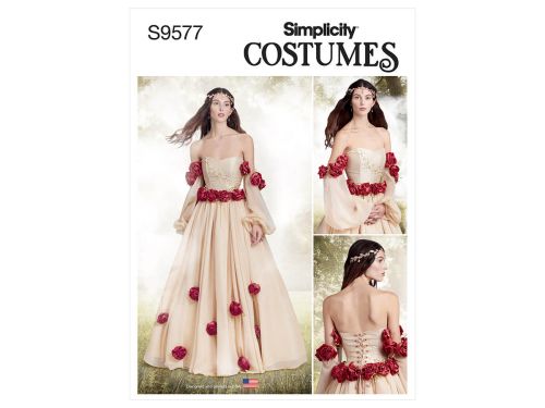 Great value Simplicity Pattern S9577 Misses' Fantasy Costume- Size H5 (6-8-10-12-14) available to order online Australia