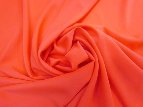 Great value Stretch Chiffon- Vermilion Orange #7429 available to order online Australia