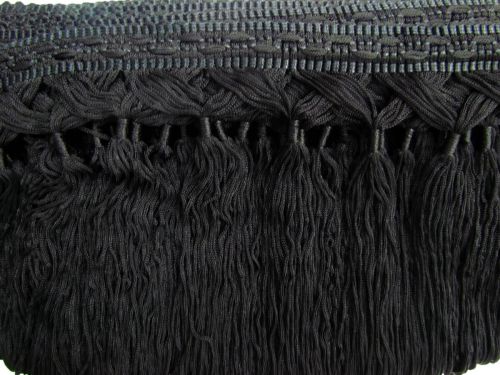 Great value 170mm Tassel Trim- Black #894 available to order online Australia