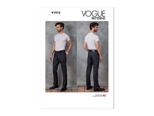 Great value Vogue Pattern V1915 MEN'S JEANS- Size MUU(34-36-38-40) available to order online Australia