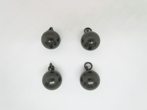 Great value 20mm Metal Bauble Gunmetal- 4pk- RW450 available to order online Australia