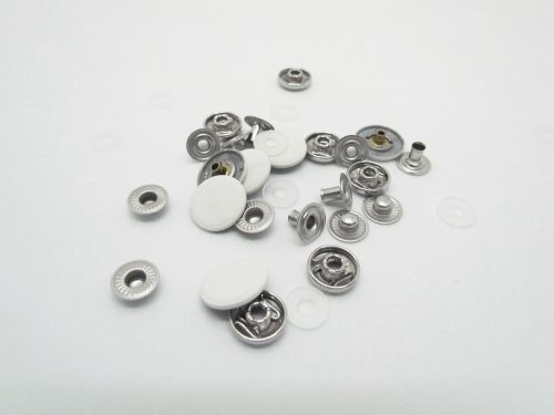 Great value 15mm White Press Stud Buttons- 6pk- RW684 available to order online Australia