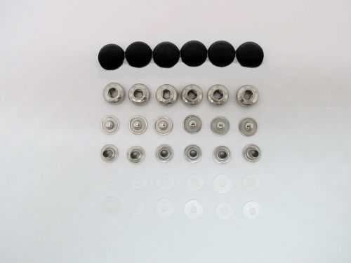 Great value 15mm Black Press Stud Buttons- 6pk- RW466 available to order online Australia