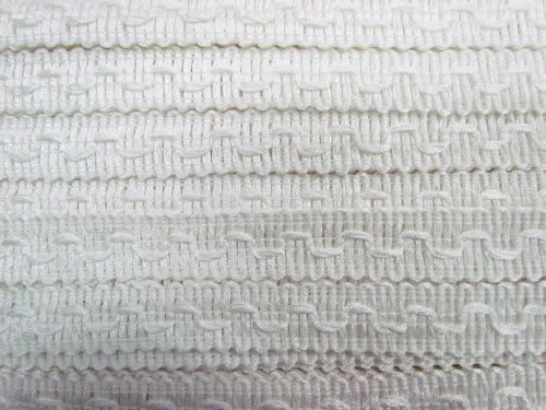 Great value 23mm Decorative Petersham Ribbon- White #989 available to order online Australia