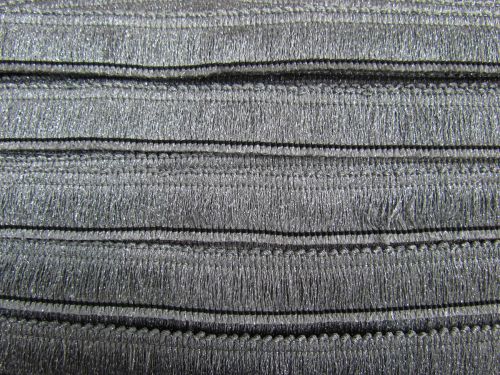 Great value 20mm Sparkle Fringe Trim- Gunmetal #1010 available to order online Australia