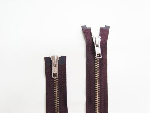 Great value 102cm Open End 2 Slider Zip- Dark Plum #TRW66 available to order online Australia